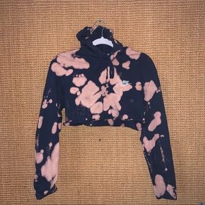 Nike Cropped & Customized Hoodie